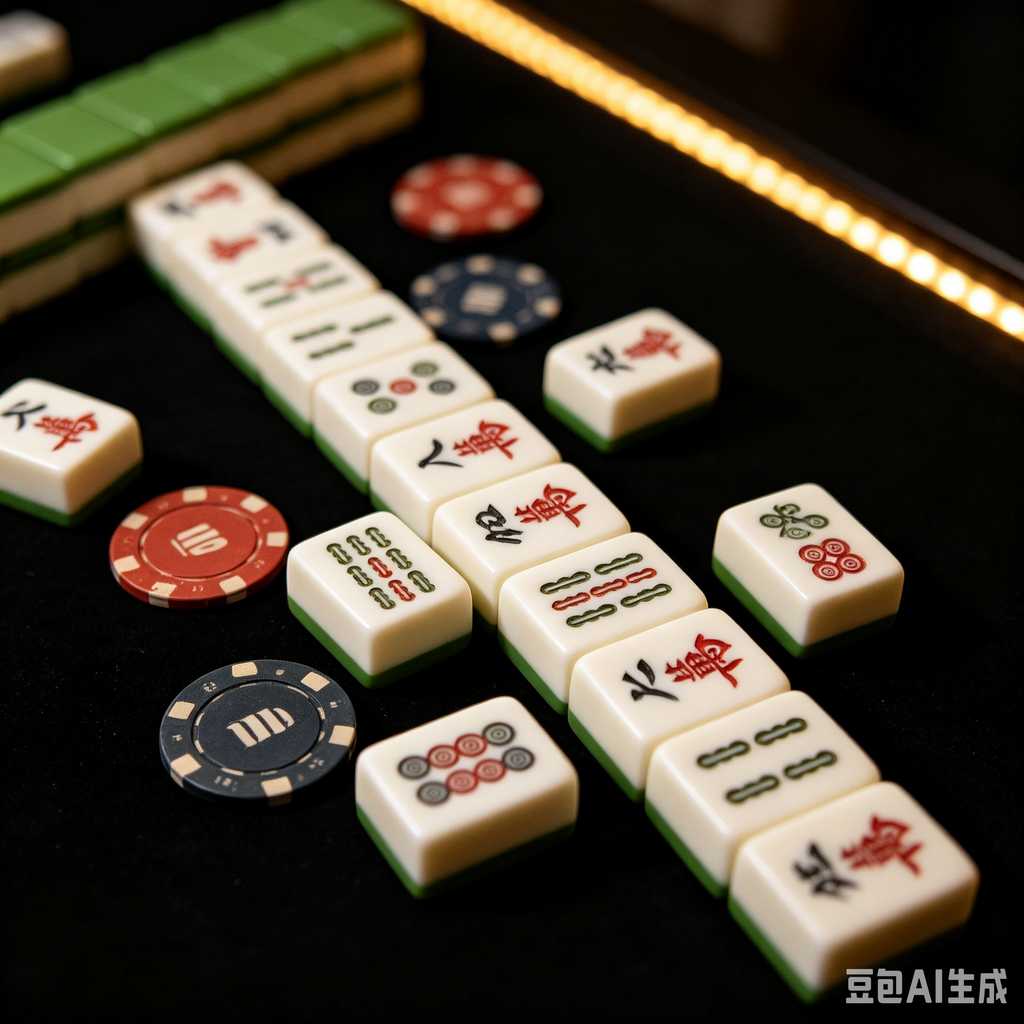 modern color mahjong tiles